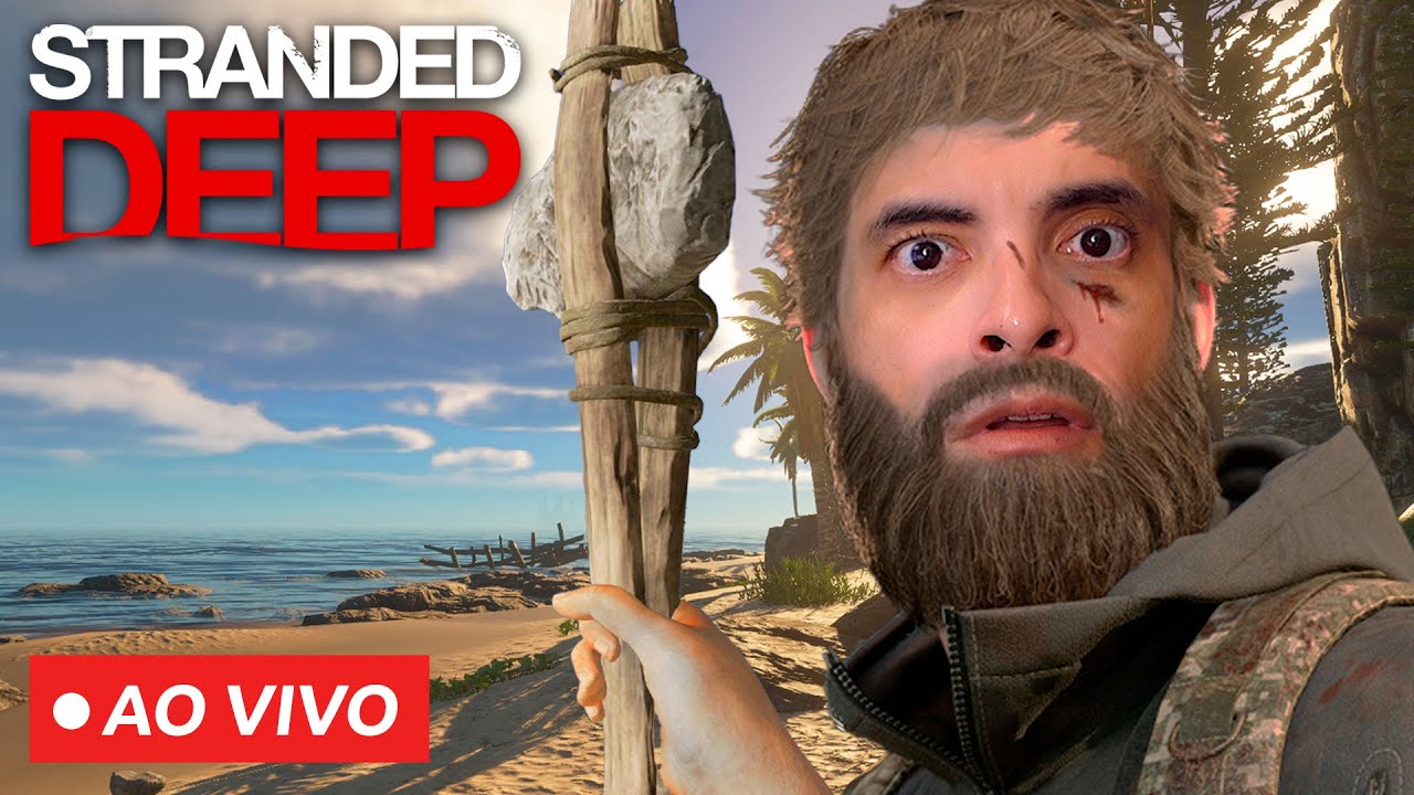 🔴 AO VIVO - Overman Sobrevivendo no Stranded Deep 01 | JOGO DE SOBREVIVÊNCIA em Português PT-BR