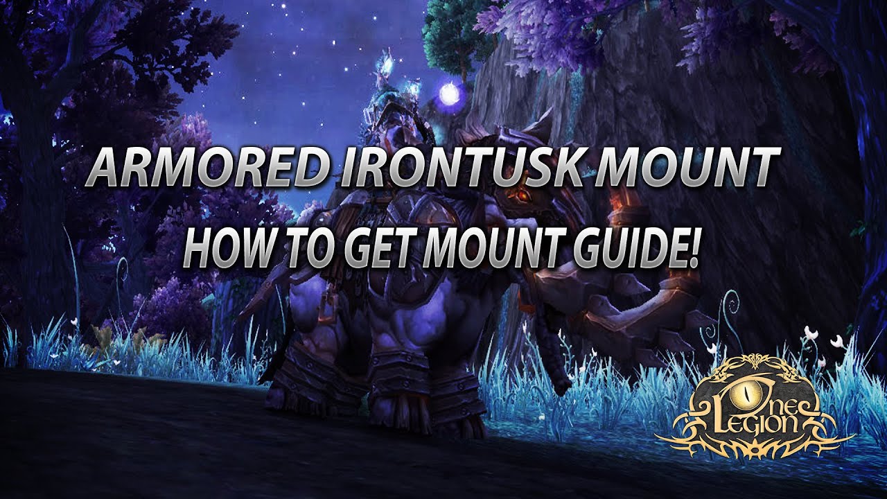 How To Get The Armored Irontusk Mount Guide - Sha'tari Defense Reputation Guide!