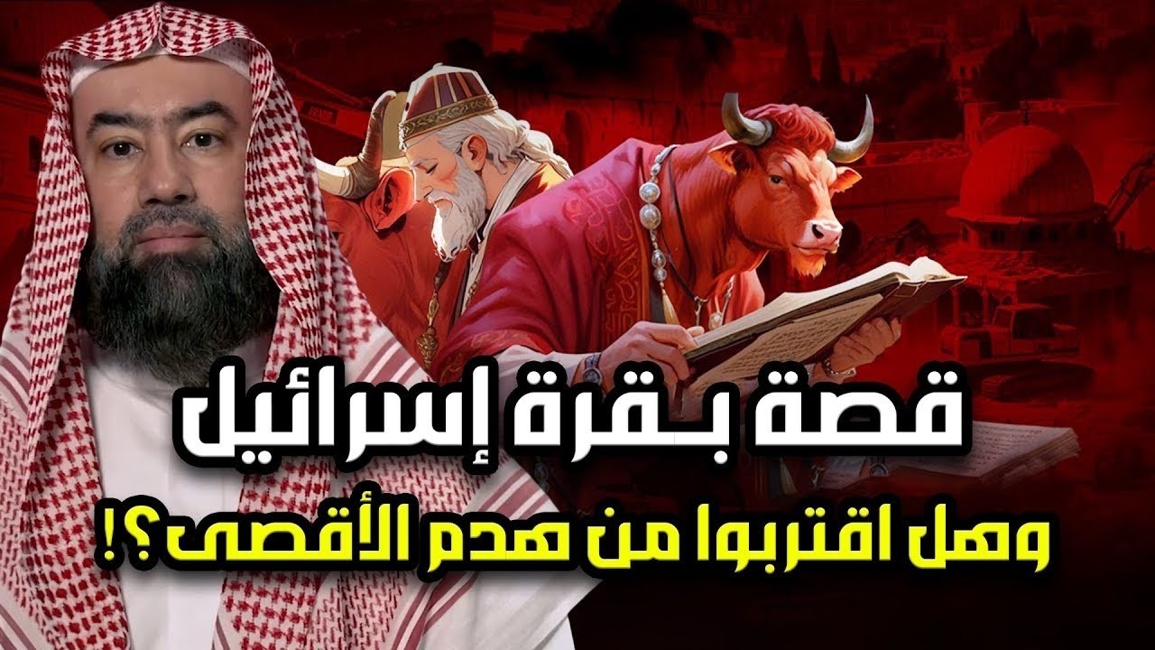 نبيل العوضي   قصة البقرة الحمراء عند اليهود وعلاقتها بهدم للمسجد الأقصى جماعة هيكل سليمان