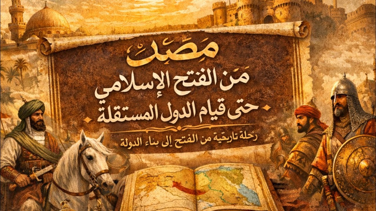 درس مصر من الفتح الإسلامي حتى قيام الدول المستقلة، الجزء1 تاريخ تانيه ثانوي ٢٠٢٦/ مستر مصطفى رضا