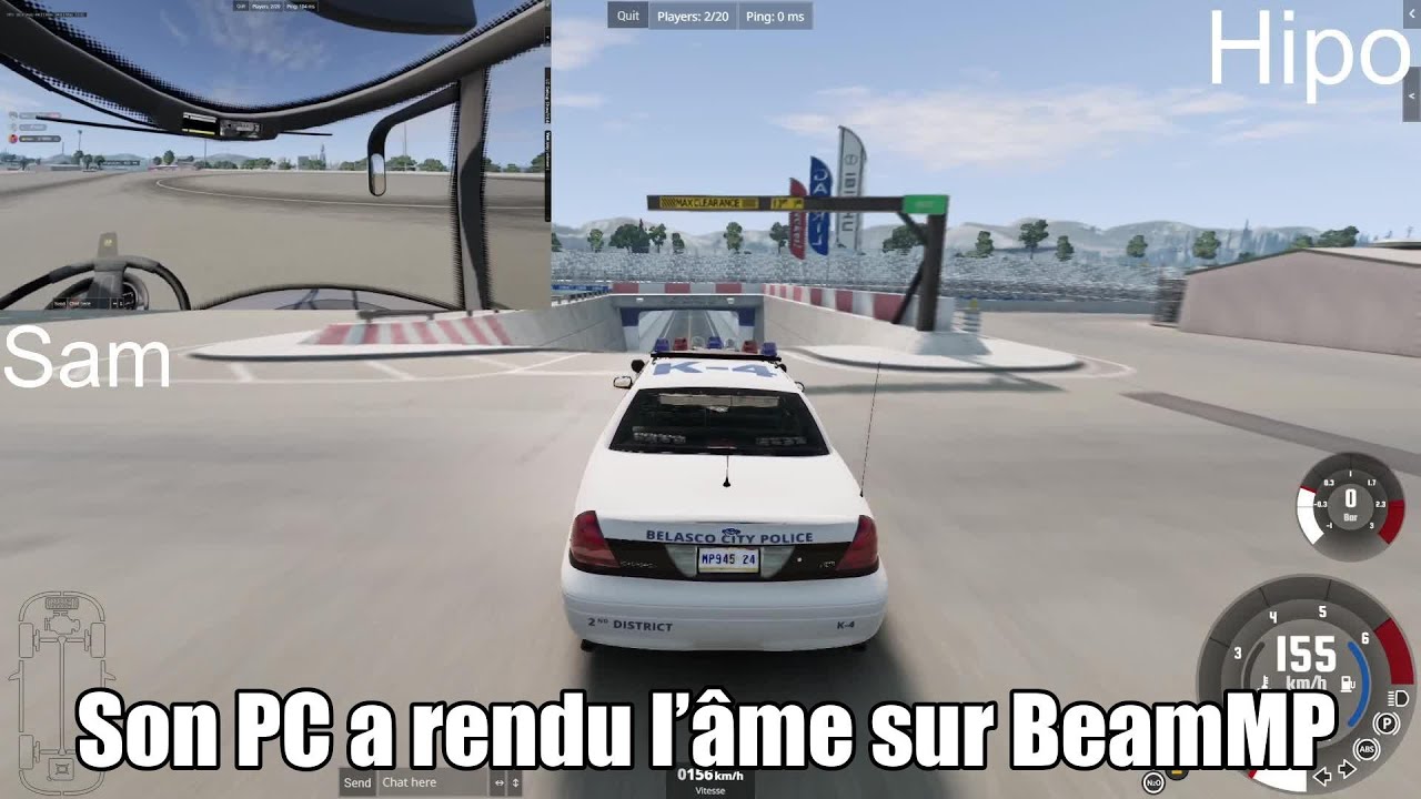 Son PC a rendu l’âme sur BeamMP