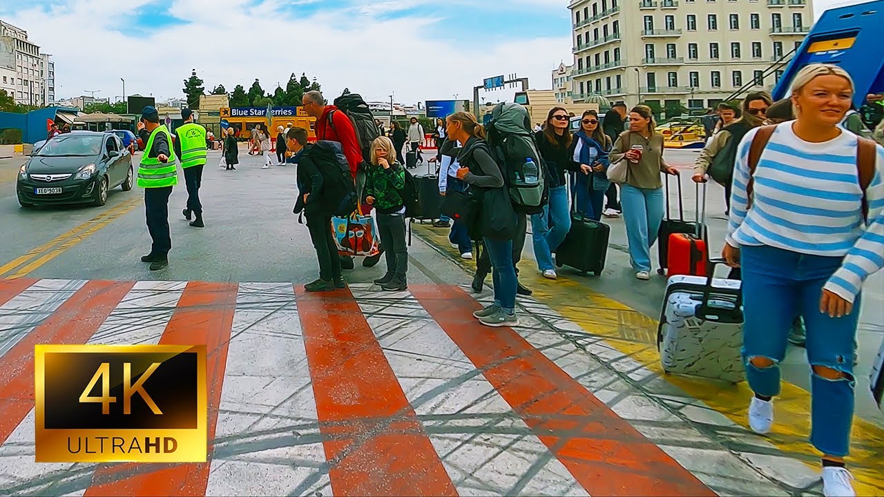 Scenic Electric Scooter Ride in Piraeus Port | Ships, Sea & City Views
