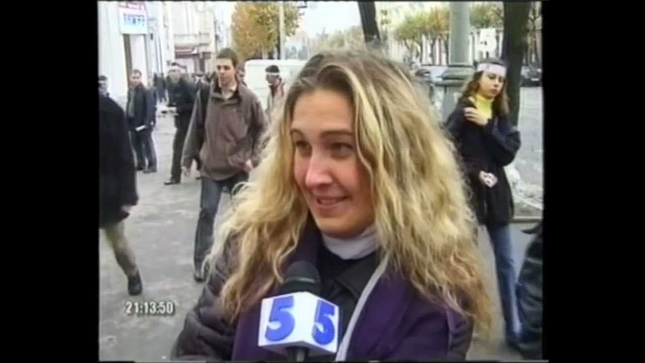 Голодовка, разблокировка счетов 5 канала [Сборник новостей про выборы 2004 года] (Ющенко - 3 или 4)