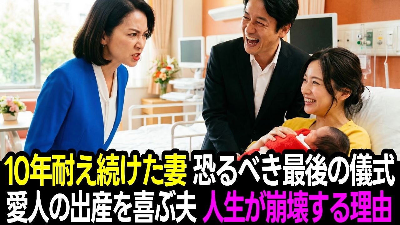 10年間の不倫――妻は沈黙を貫いた。 愛人が子どもを産んだその時、私はようやく知った…… 彼女の本当の復讐を。
