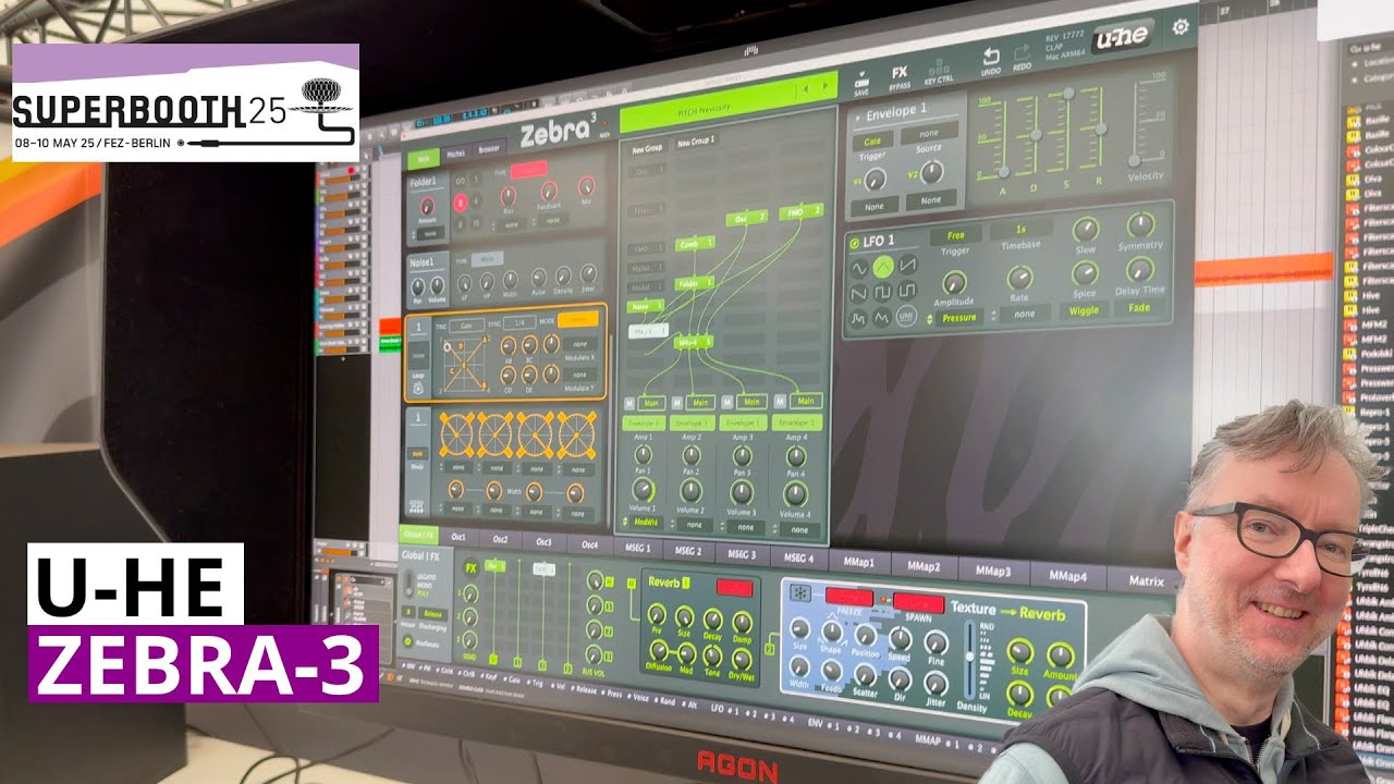 U-he Zebra 3 First Look With Urs - On The Road To Beta | Superbooth 2025