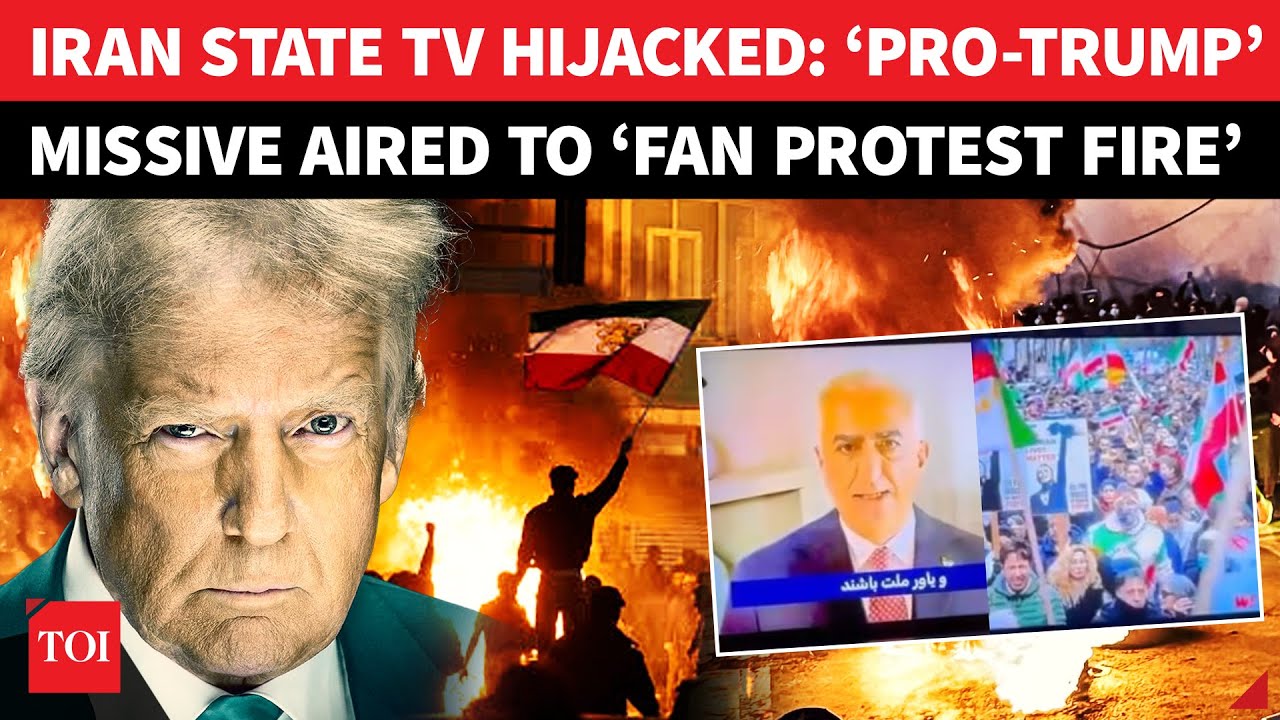 Trump HIJACKS Iran&rsquo;s State TV? Message Echoing Washington Broadcast As Protest Fire Spreads