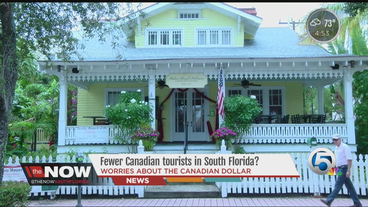 Fewer Canadian tourists in South Florida