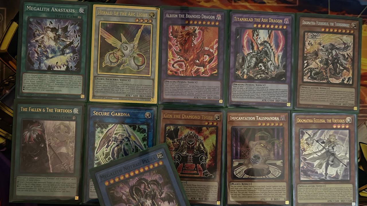 Обновленный обзор колоды Megalith Dogmatika для формата Yu-Gi-Oh! Advanced Modern, январь 2026 года!