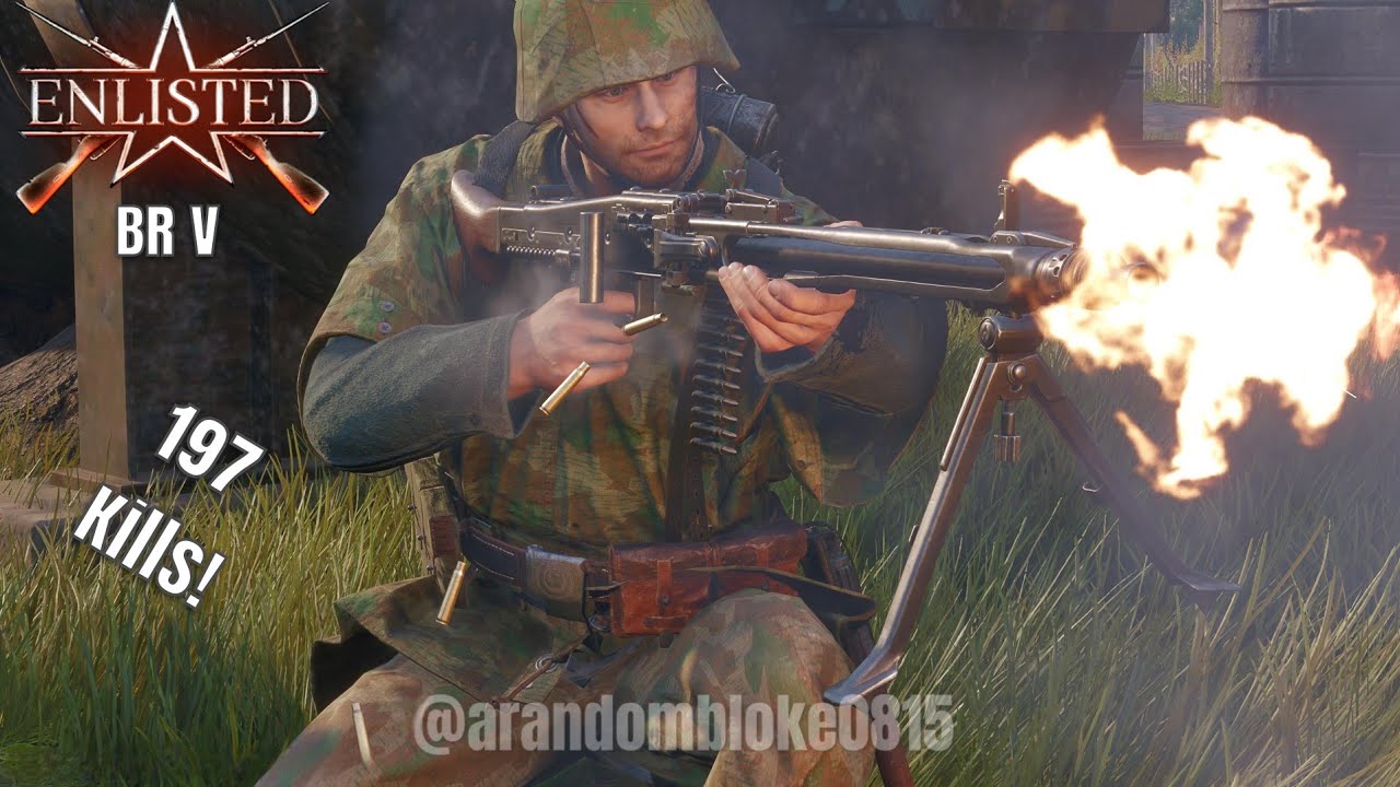 Enlisted; MG Gunners Defense! - Germany Tier V PS5 Gameplay