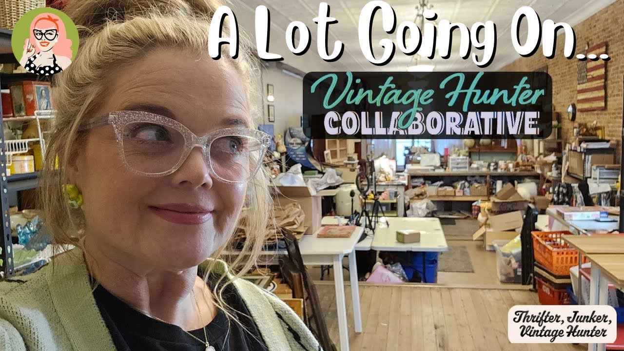 Uncovering Weird Surprises In Vintage Mystery Boxes! Thrifter Junker Vintage Hunter Vlog