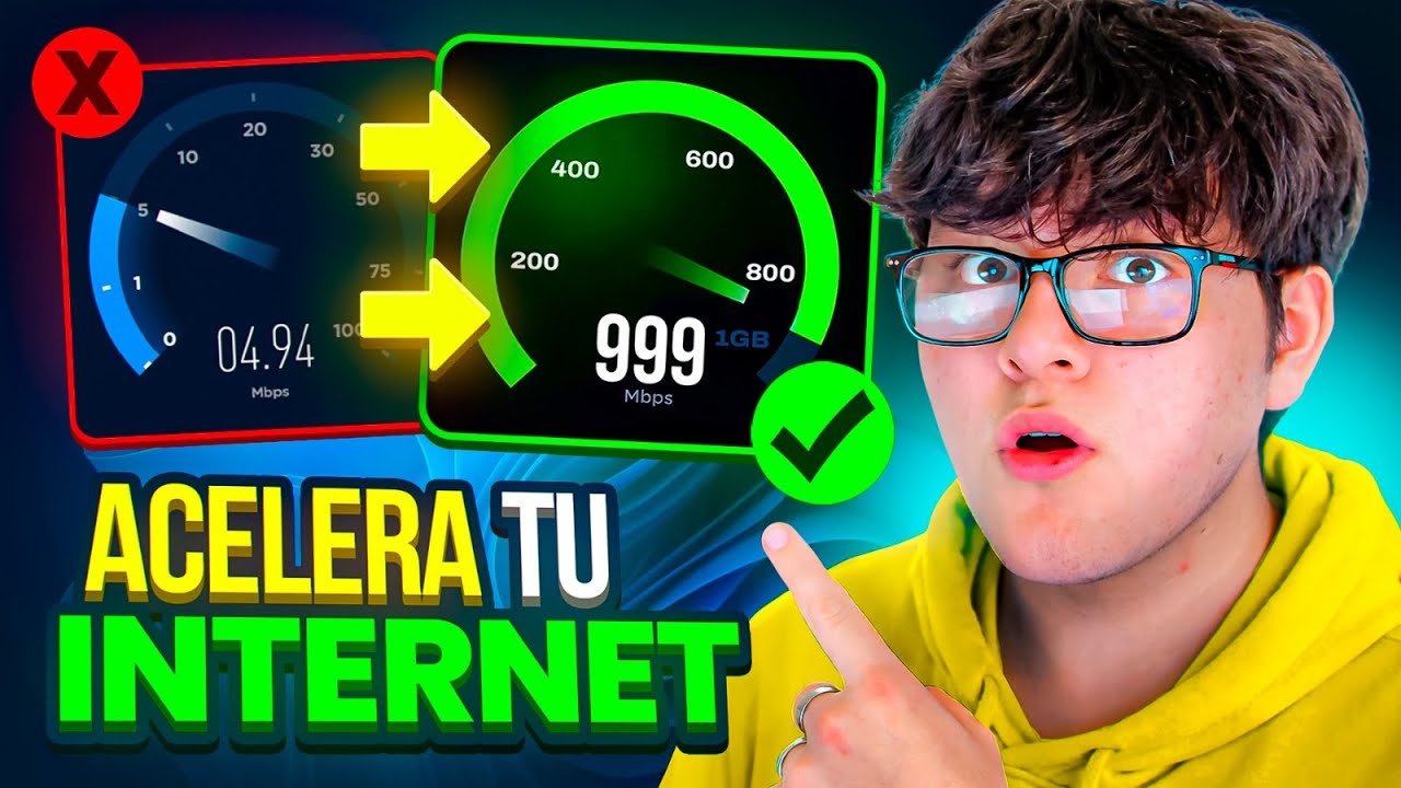 Como MEJORAR al MAXIMO tu INTERNET en WINDOWS 10 y 11 ✅
