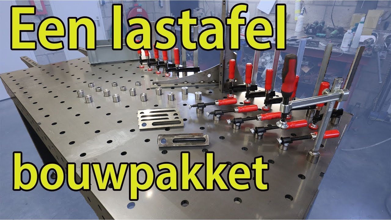 Een lastafel in elkaar zetten hoe doe je dat.