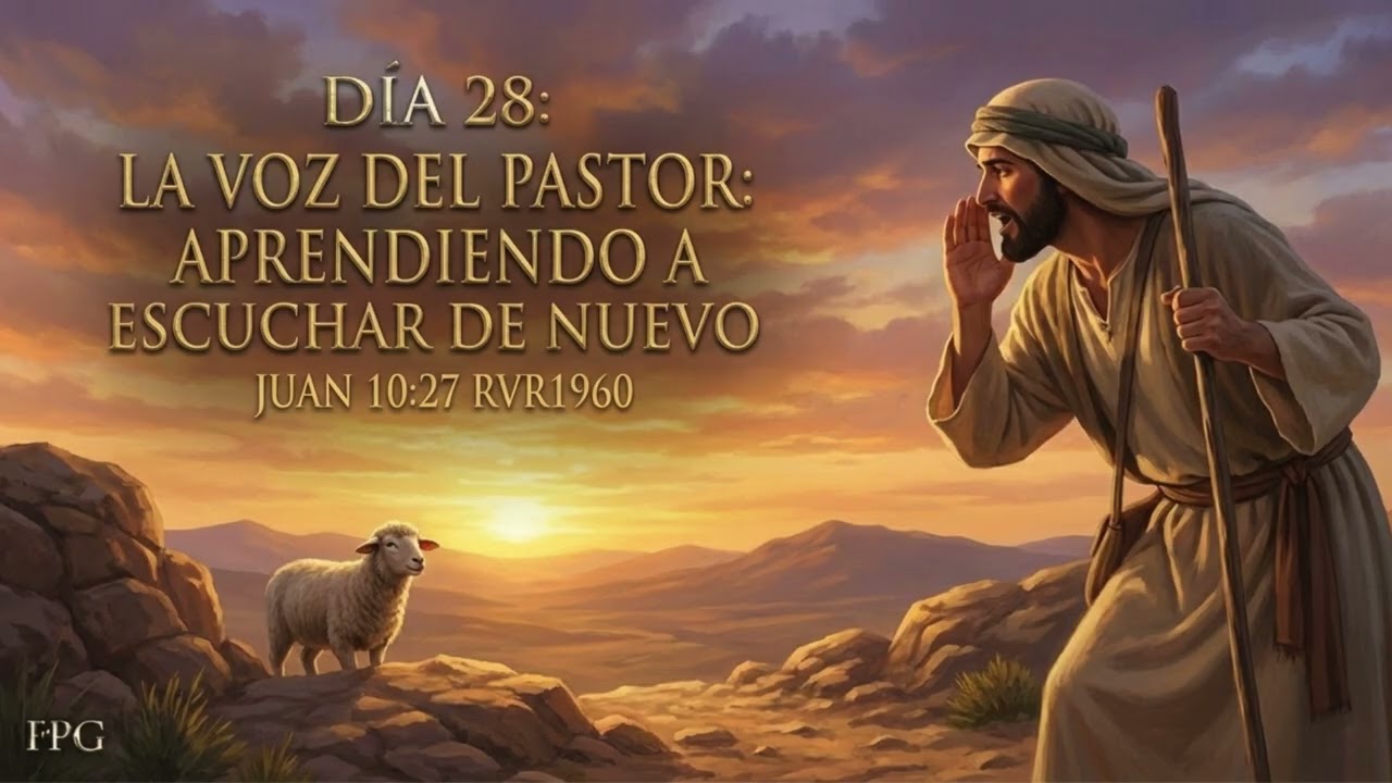 DÍA 28   LA VOZ DEL PASTOR: APRENDIENDO A ESCUCHAR DE NUEVO