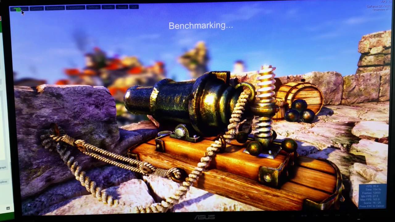 Benchmark: Geforce GTX 1070 + i5 2500k ■ Unigine Heaven 4.0 2213 pts