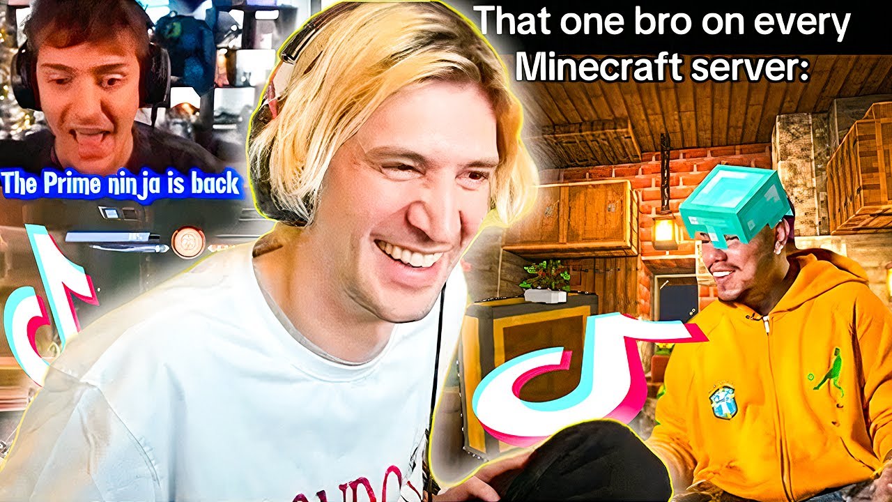 xQc РЕАГИРУЕТ на УМОРИТЕЛЬНЫЕ TikTok-сообщения Moxy, из-за которых он умирает!