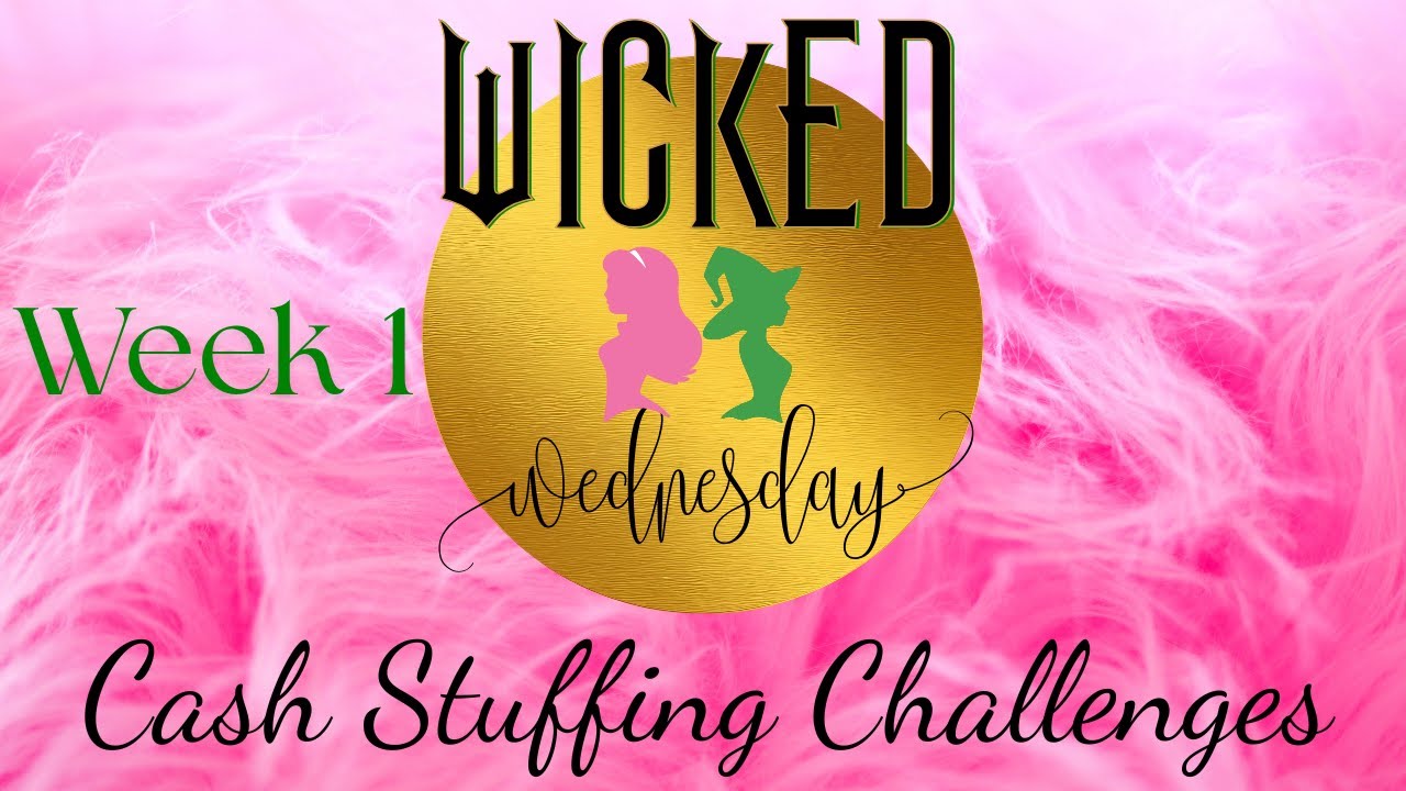 WICKED Savings Box Wk 1 Let's get stuffing! 🪄💸💵 #aussiestuffer  #cashstuffing