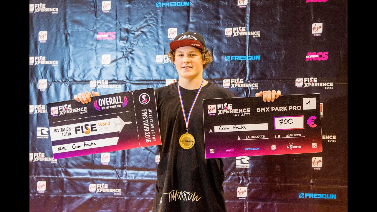 Cam Peake - 1st Final BMX Park - Virgin Mobile FISE Xperience La Villette 2015