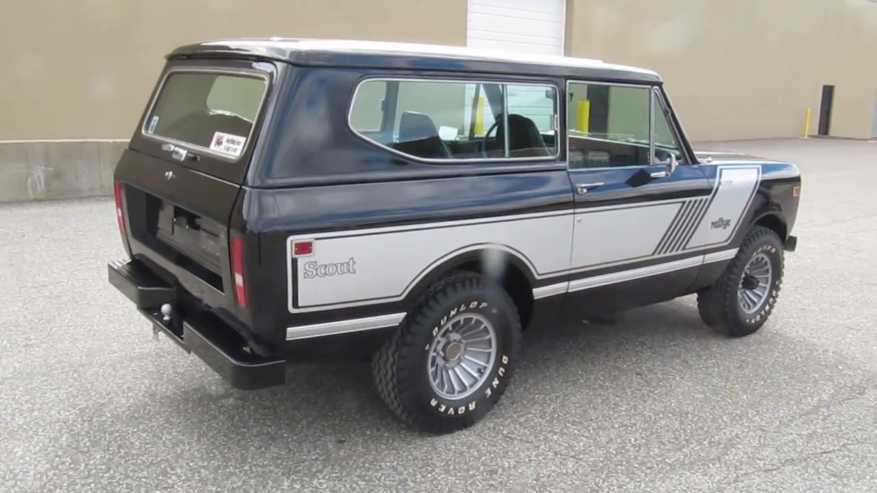 1980 INTERNATIONAL SCOUT II DIESEL COMPLETELY RESTORED: EXTREMELY RARE! $34900