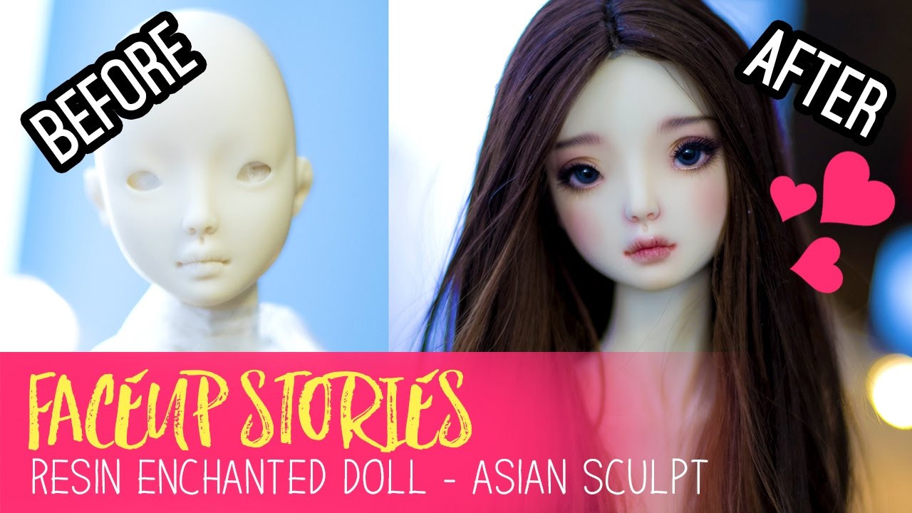 Resin Enchanted Doll project ep.2 - Faceup Stories 47