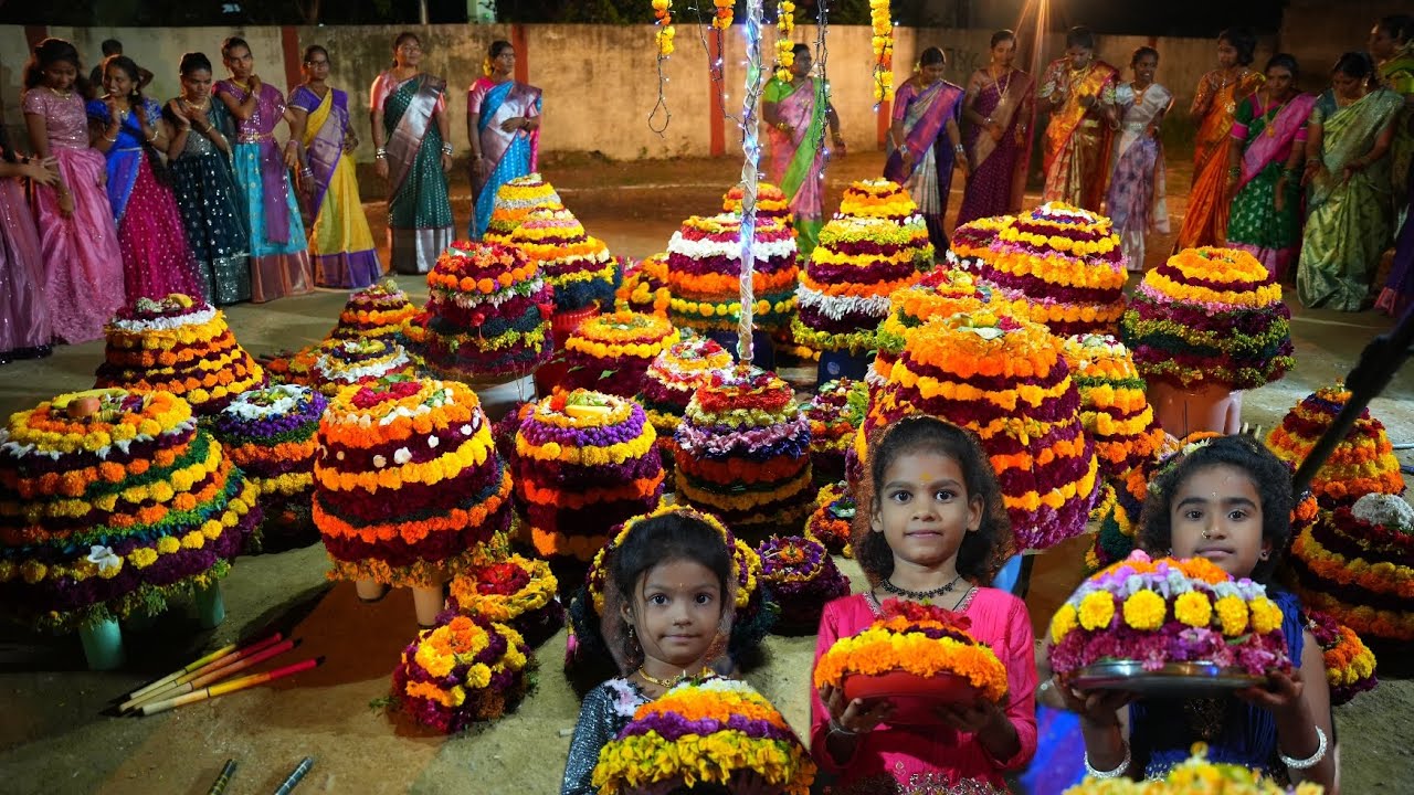 GULLAKOTA VILLAGE SADDULA  BATHUKAMMA CELEBRATIONS  // ULTIMATE VIDEO