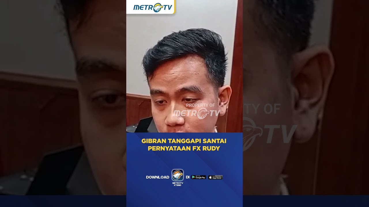 Gibran Tanggapi Santai Pernyataan FX Rudy #shorts