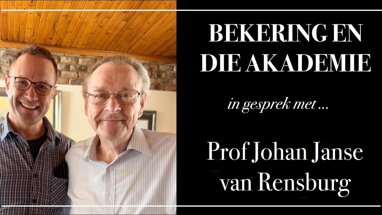 Prof Johan Janse van Rensburg - Bekering