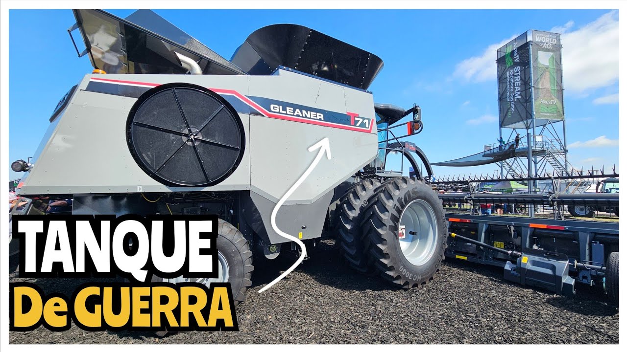 COLHEITADEIRA GLEANER T71  EM DETALHES || REVIEW COMPLETO