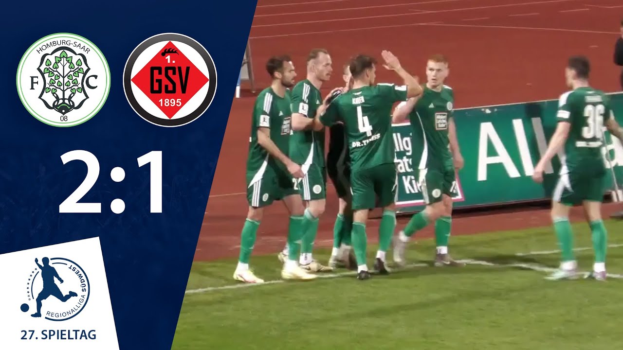 Rückstand ist kein Problem | FC 08 Homburg - 1. Göppinger Sportverein | 27. Spieltag RLSW