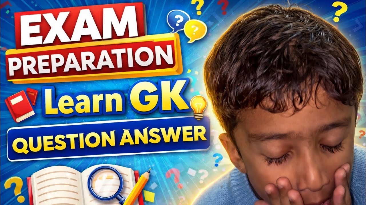 GK Questions & Answers for Exam Preparation	📝 Let’s Prepare for Exams | Easy GK Learning	🎯 Improve d