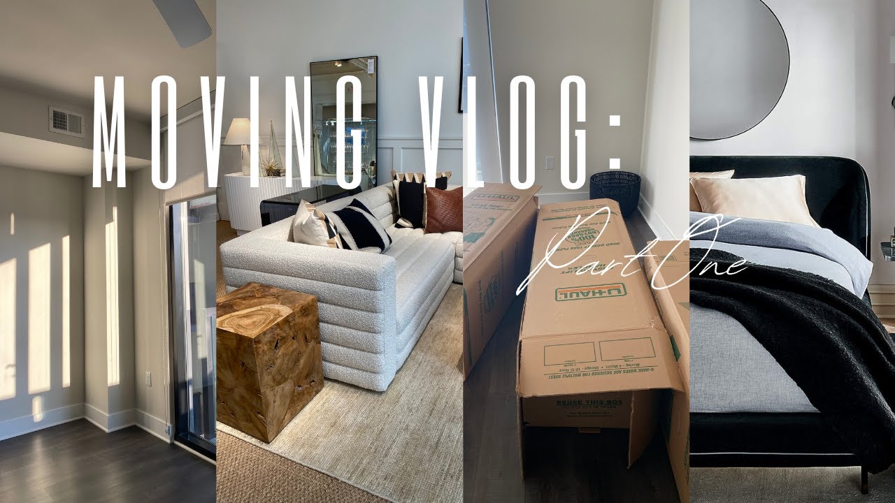 MOVING VLOG | CB2, TARGET, AMAZON HAULS, FURNITURE DELIVERY + LOTS OF FAILS