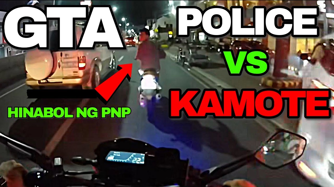 MALA GTA NA HABULAN NG PULIS AT KAMOTE RIDER