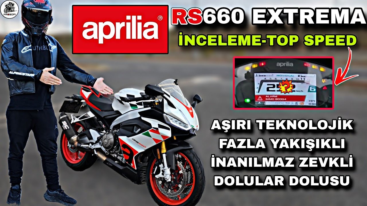 JAPON YAPIŞTIRICISI !. APRİLİA RS660 EXTREMA İNCELEME VE TOP SPEED !.. HAYRAN OLMAMAK ELDE DEĞİL !..