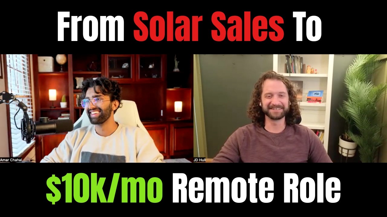 How This Busy Dad Went From Solar Sales To a $10K/mo Remote Role