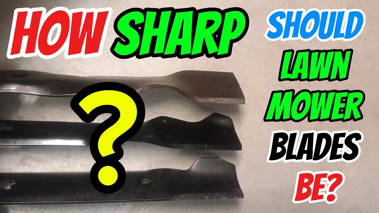 Sharp vs. Dull: What's the Best Blade Sharpness for Your Lawn Mower?
