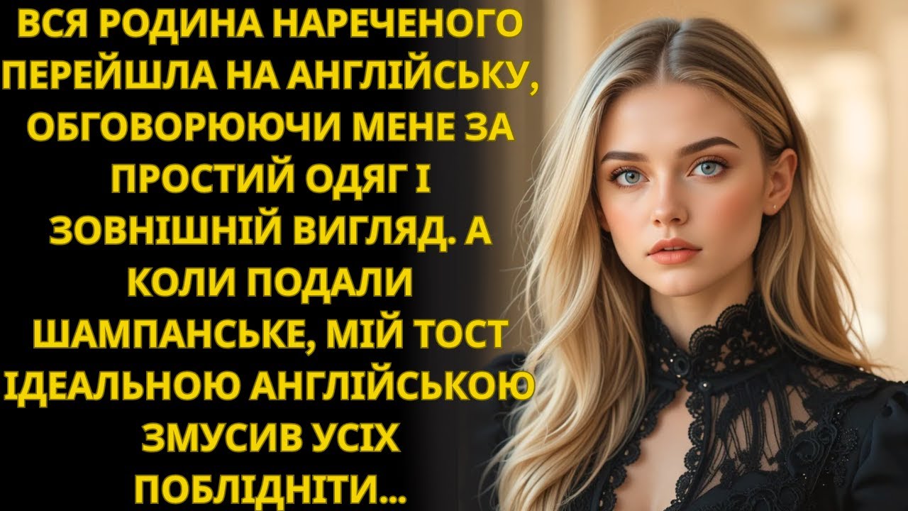 Родина нареченого заговорила англійською, щоб обговорити мене. Вони не знали, що я все розумію…