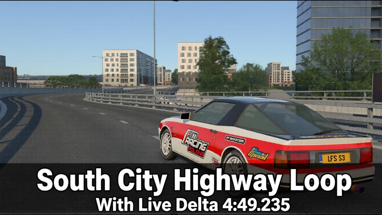Live For Speed Hotlap South City Highway Loop XRG DELTA #hotlap #racing #race #gtithursday #simagic