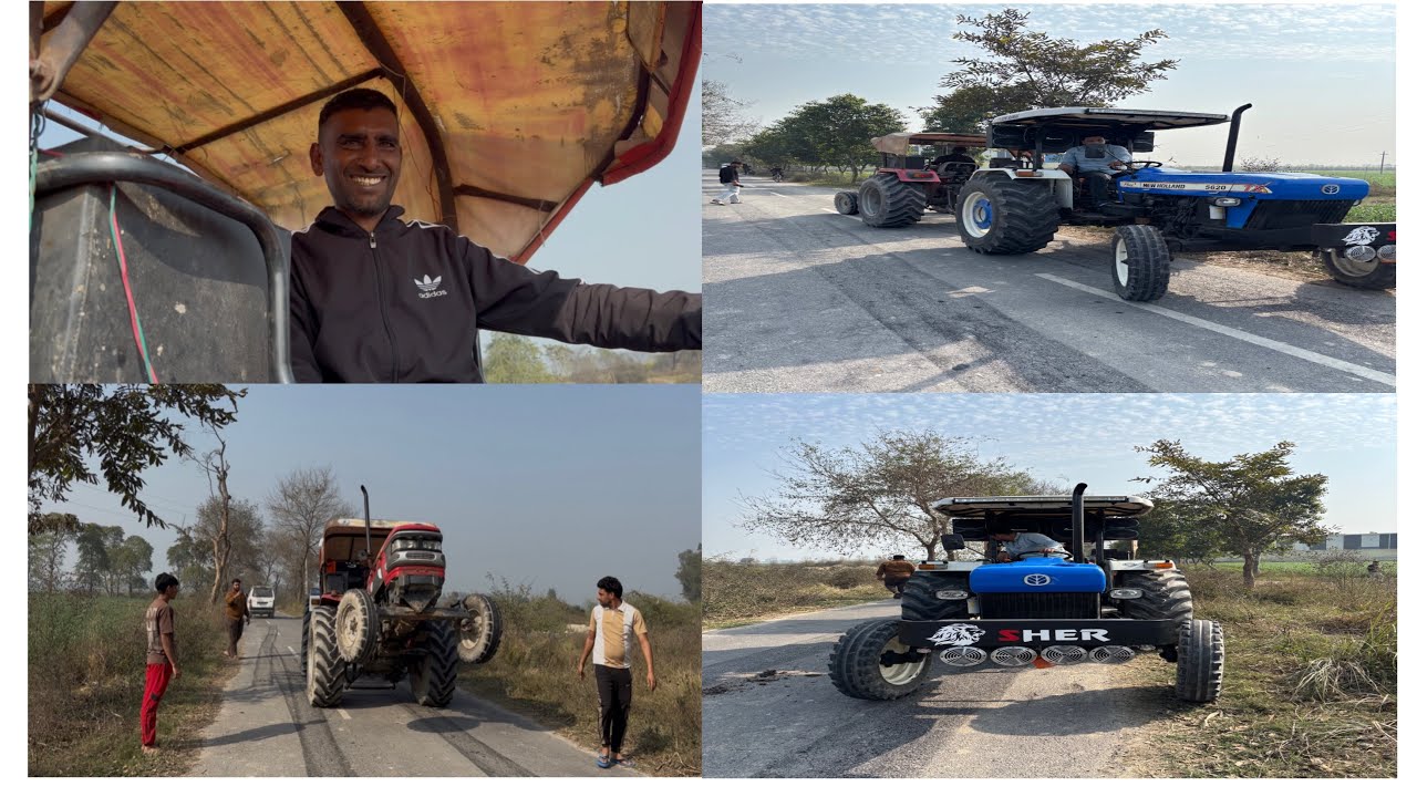 आज तो New Holland 5620 ने मजा दे दिया￼ Arjun 605 vs New Holland 5620 का Tochan कर दिया 