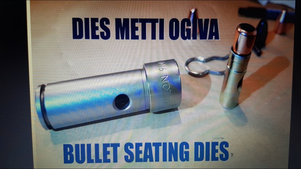 Dies metti ogiva. Bullet seating dies.