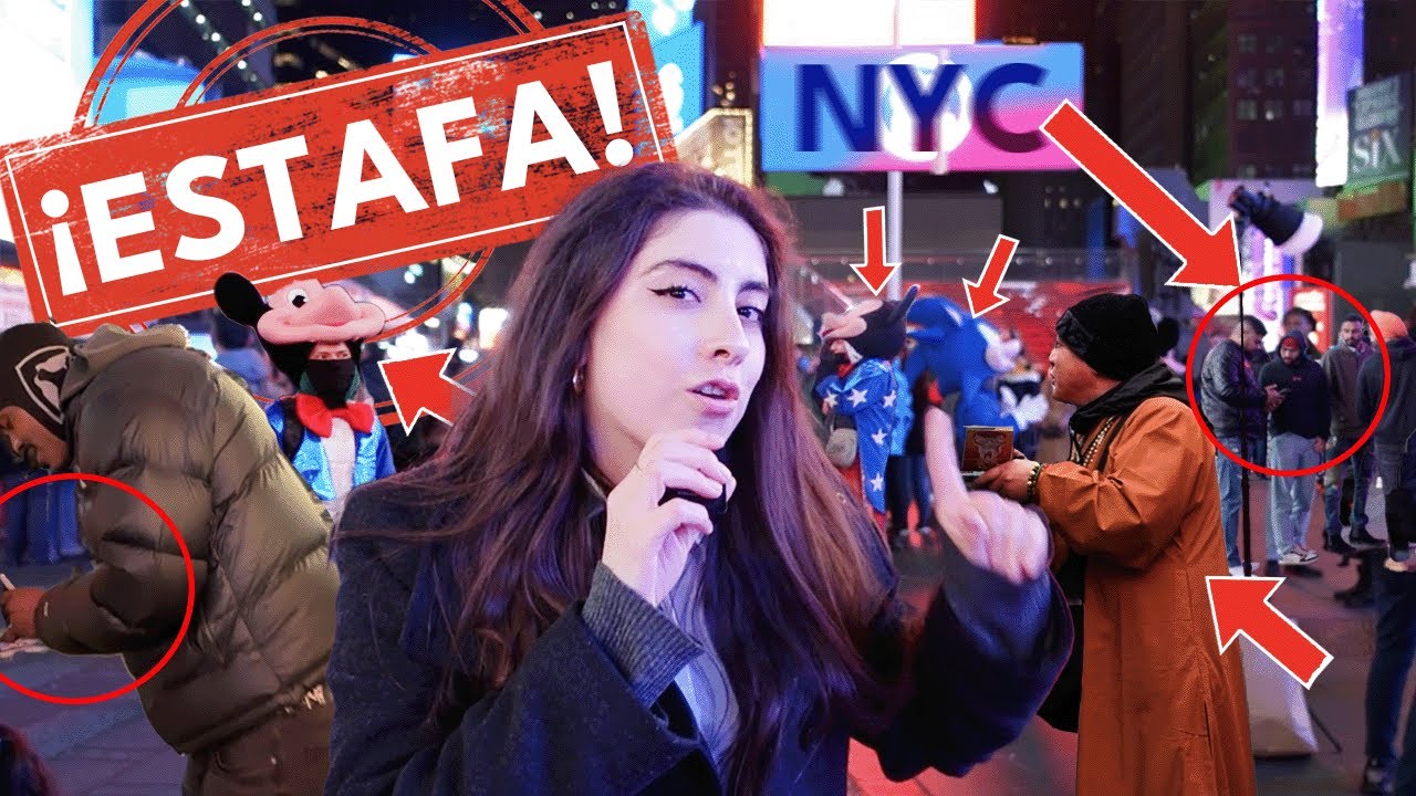 Las PEORES TRAMPAS para TURISTAS en Nueva York: Times Square, Estafas, Fraudes, Timos y Más