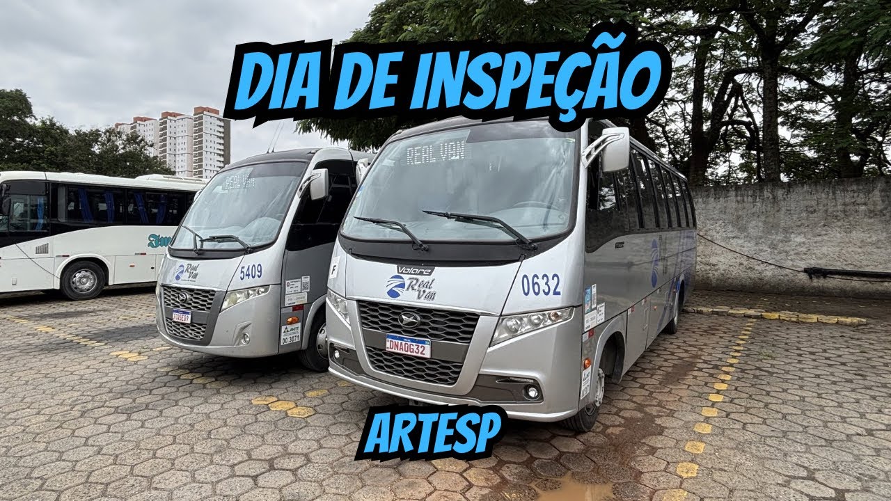 COMO É A INSPEÇÃO DA ARTESP EM SP? LEVAMOS DOIS MICROS PARA A VISTORIA 🤩