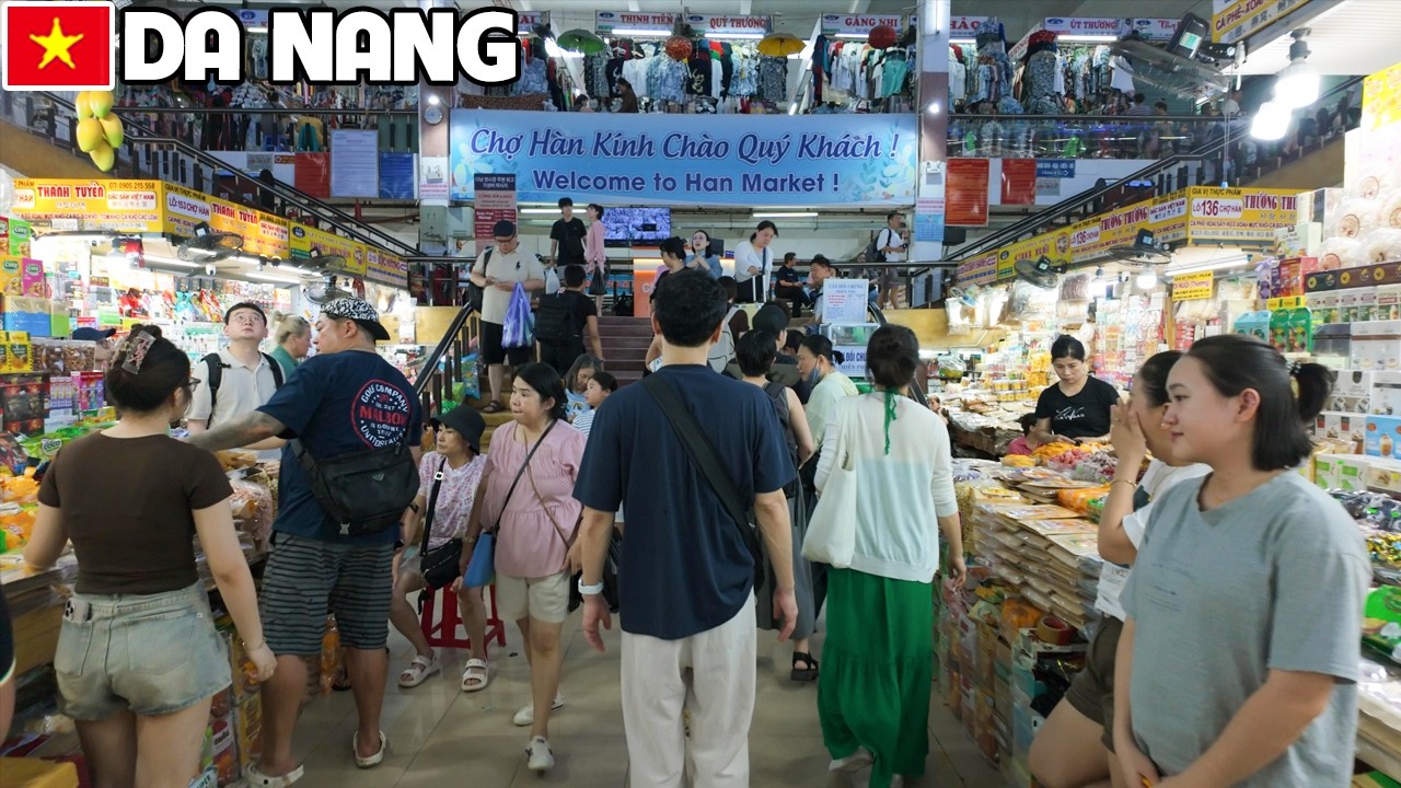 What Is This Famous HAN MARKET Market REALLY Like Today? Da Nang Vietnam Walking Tour (4K)