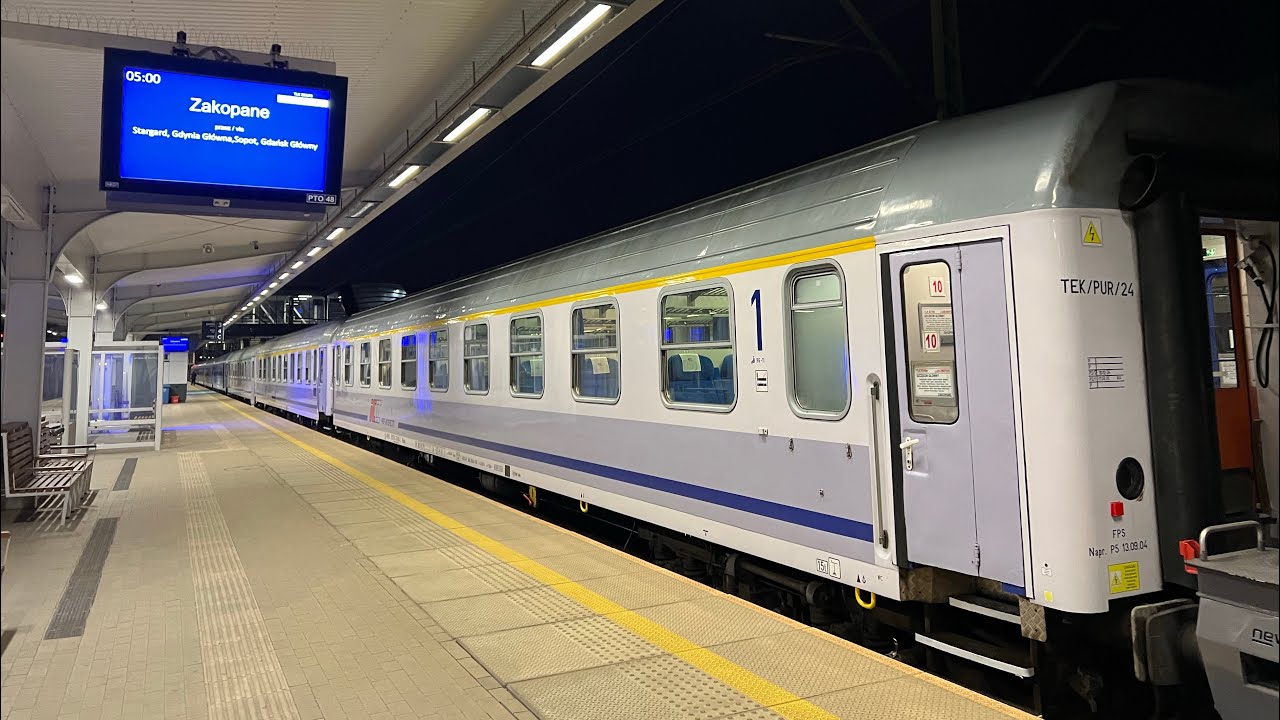 Szczecin - Gdynia - Warszawa z okna TLK Lubomirski