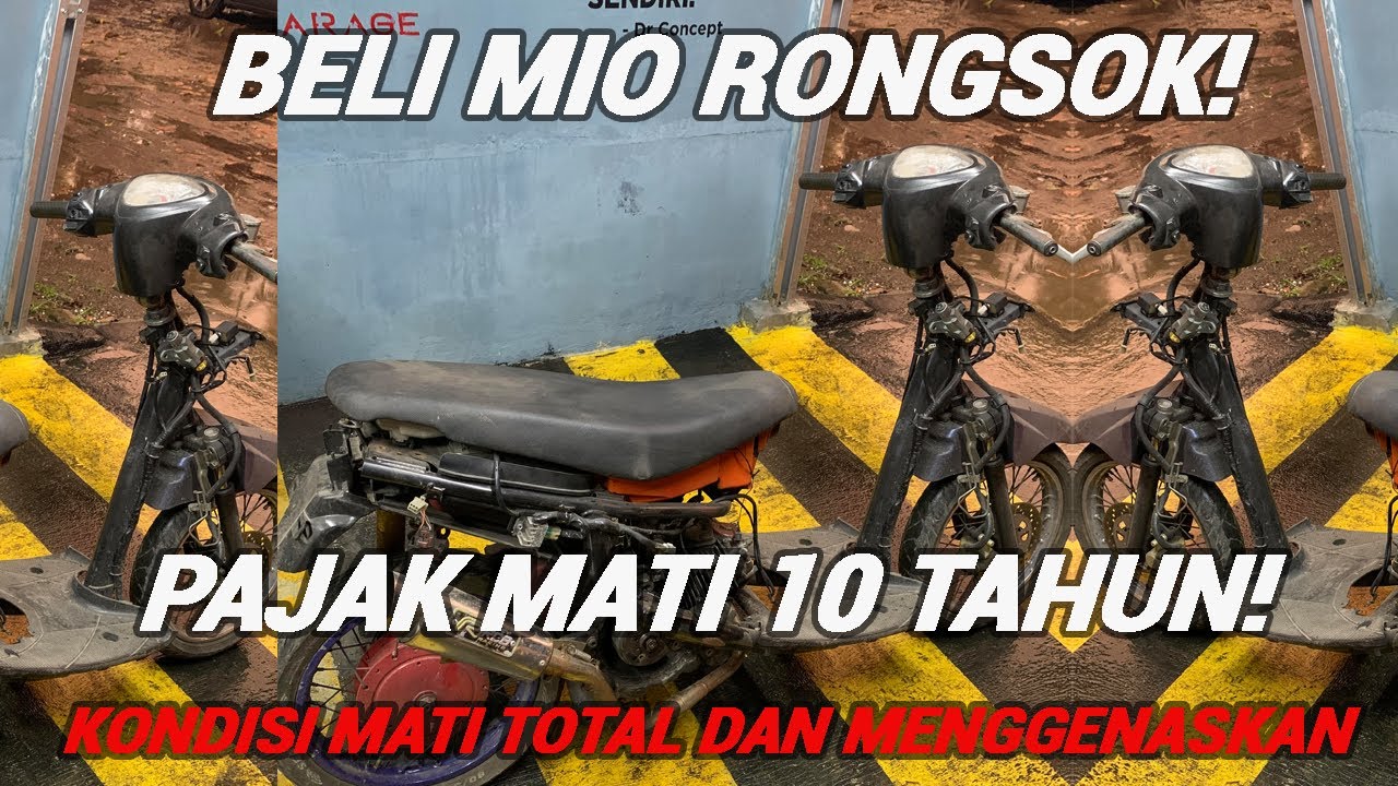 BELI MIO RONGSOK! PAJAK MATI 10 TAHUN!! KONDISI MATI TOTAL DAN MENGGENASKAN!!