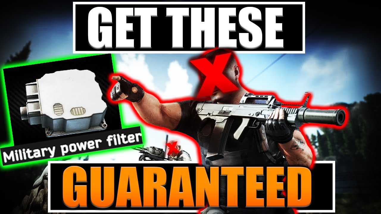 Get MILITARY POWER FILTERS in PVE! Escape From Tarkov PVE
