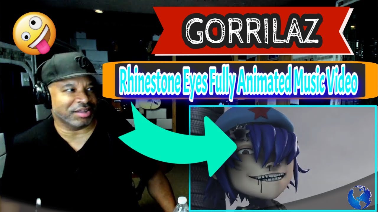 Gorillaz Rhinestone Eyes — полностью анимированное музыкальное видео, созданное фанатами — реакци...