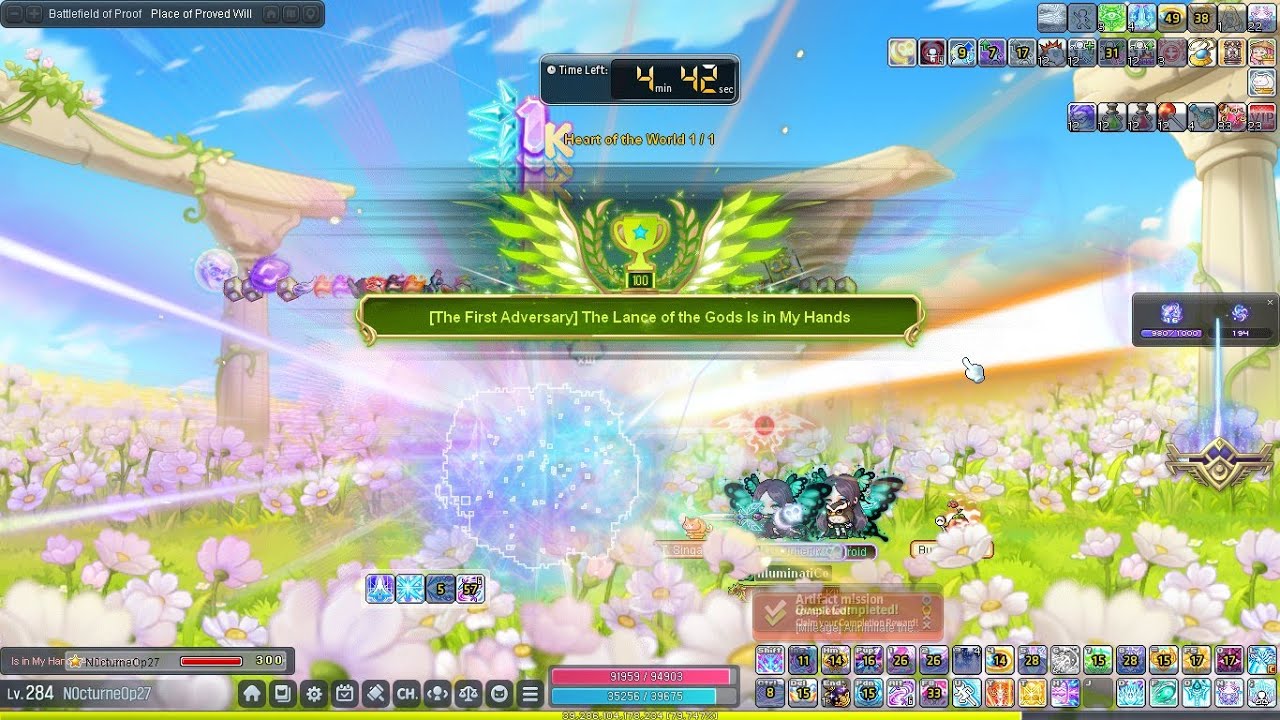 MapleStorySEA Adele solo Easy First Adversary