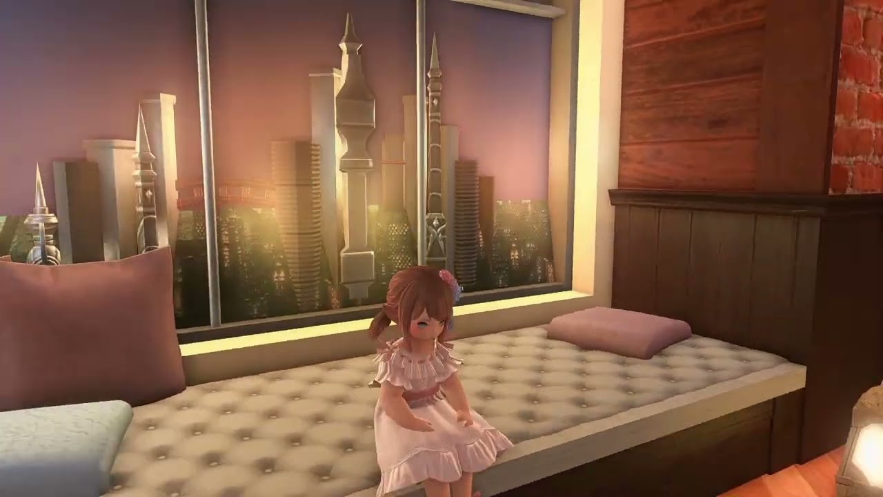 FFXIV Housing Walkthrough - Lofi Nights (Large/Empyreum)