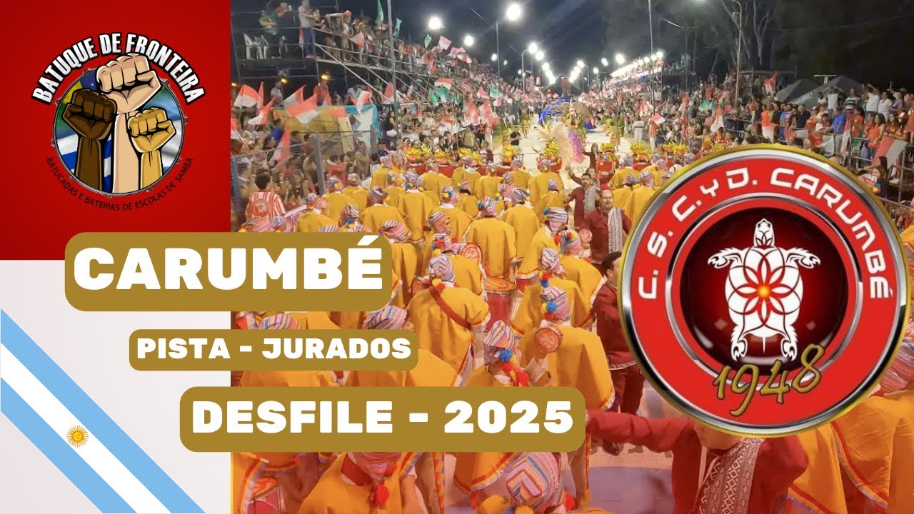 Carumbé 2025 - Bateria - Pista - Jurados - DESFILE 25