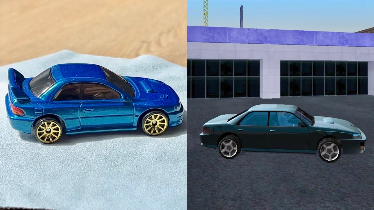 Making Hot Wheels cars in GTA: Subaru Impreza VS Sultan