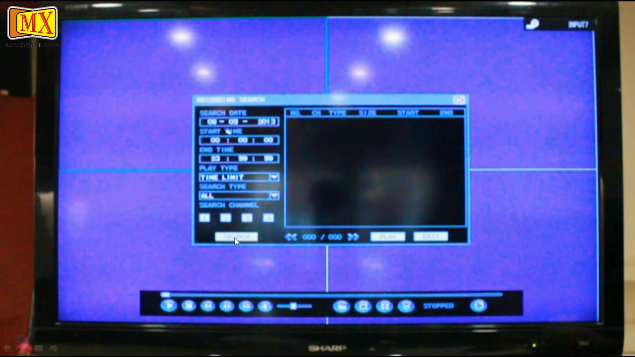How to Playback Recording in CCTV Camera on any monitor